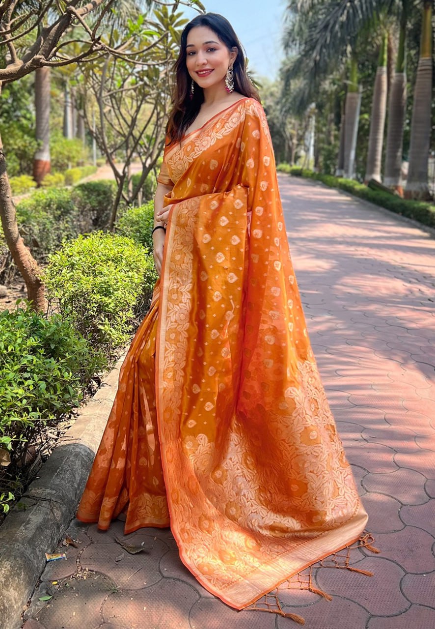 OJASVI ORGANZA SAREE