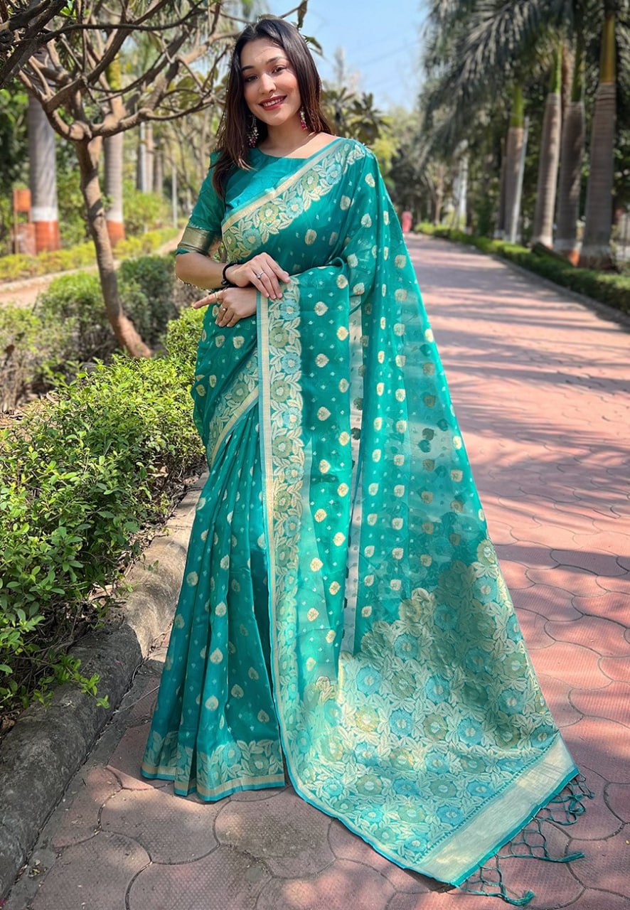 OJASVI ORGANZA SAREE