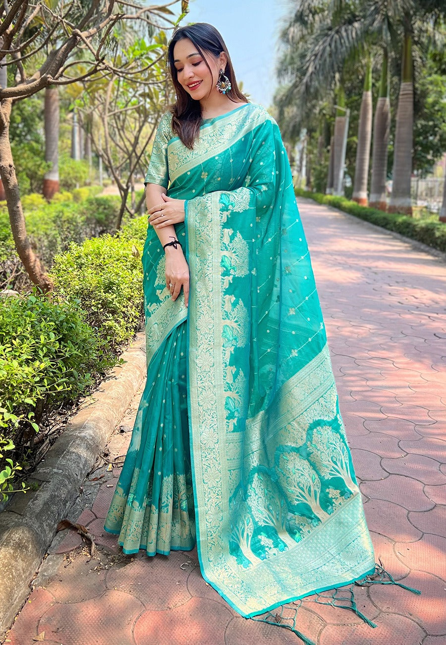 ISHITA ORGANZA SAREE