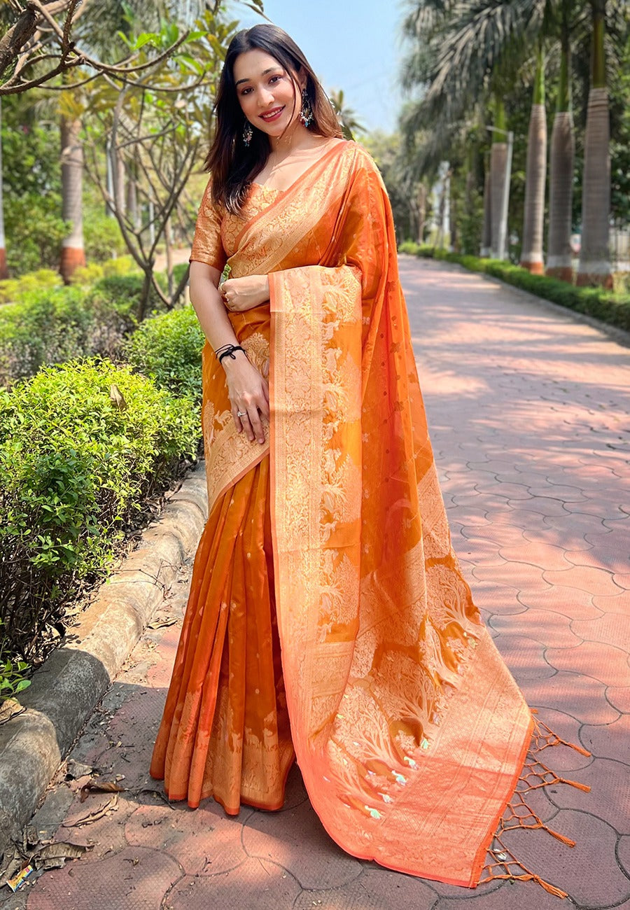 ISHITA ORGANZA SAREE