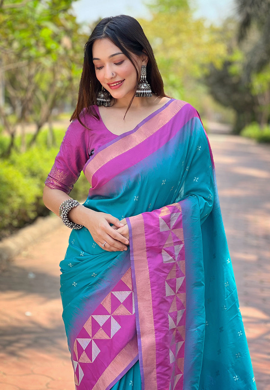 SAANJH SILK SAREE