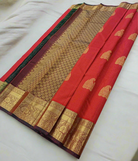 KANJIVARAM  PURE HANDLOOM SAREE