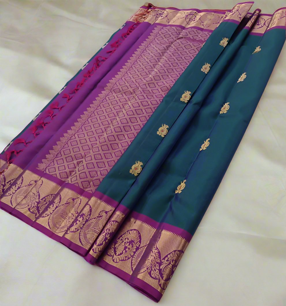 KANJIVARAM TISSUE SILK SAREE