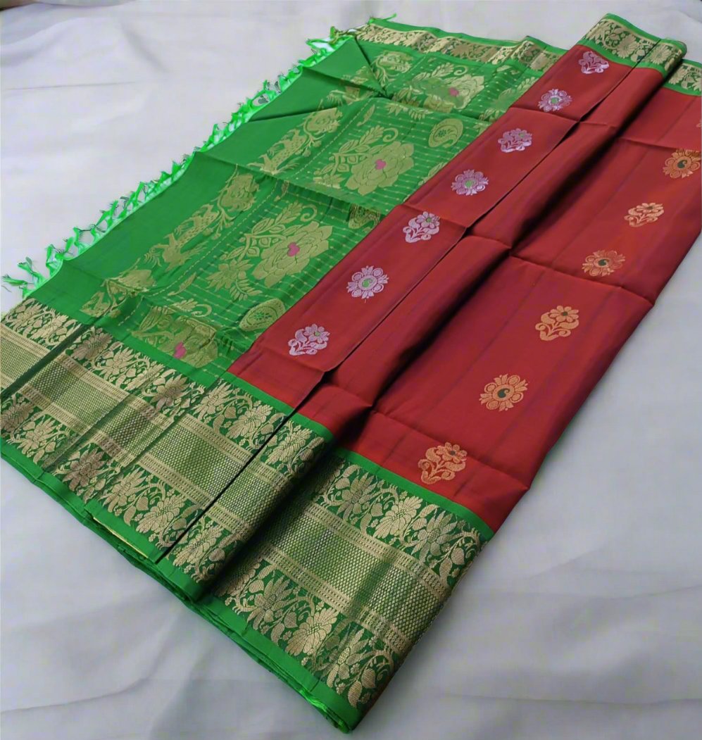 KANJIVARAM TISSUE SILK SAREE