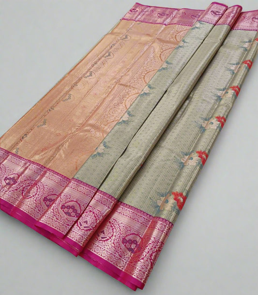 KANJIVARAM TISSUE SILK SAREE