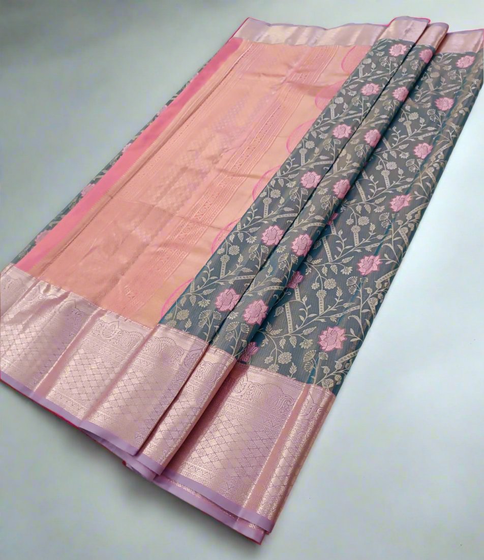 KANJIVARAM TISSUE SILK SAREE