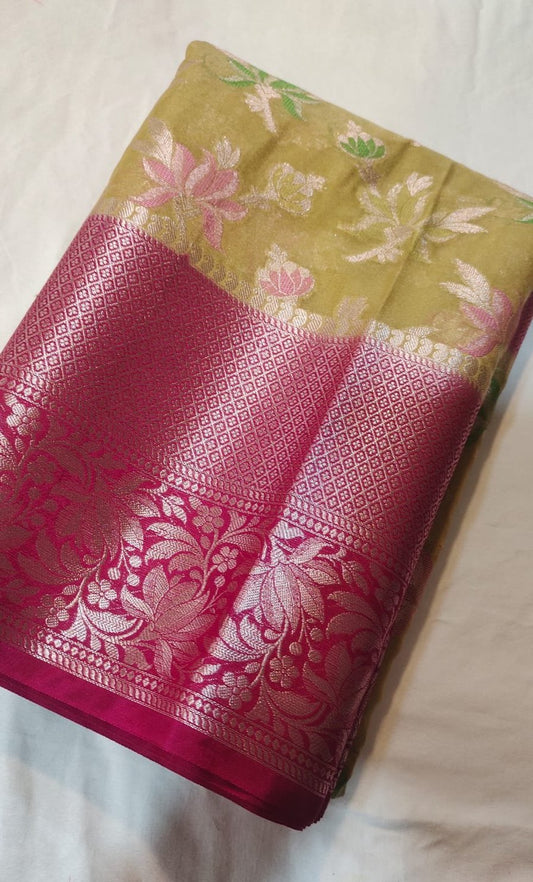 BANARASI SEMI SILK SAREE