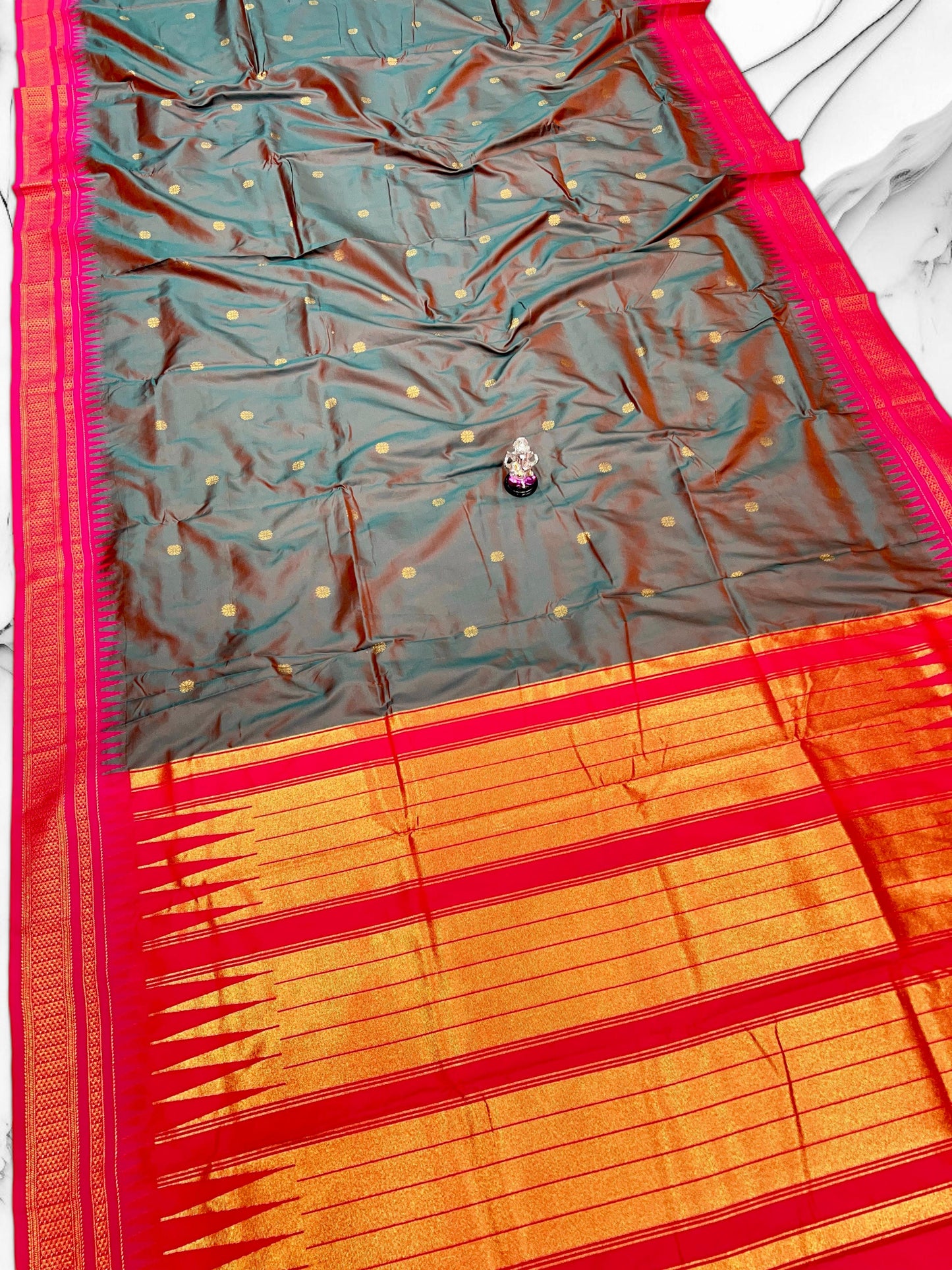 Half silk irkal paithani