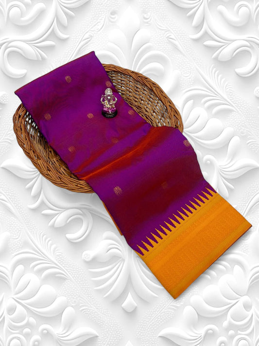 Half silk irkal paithani