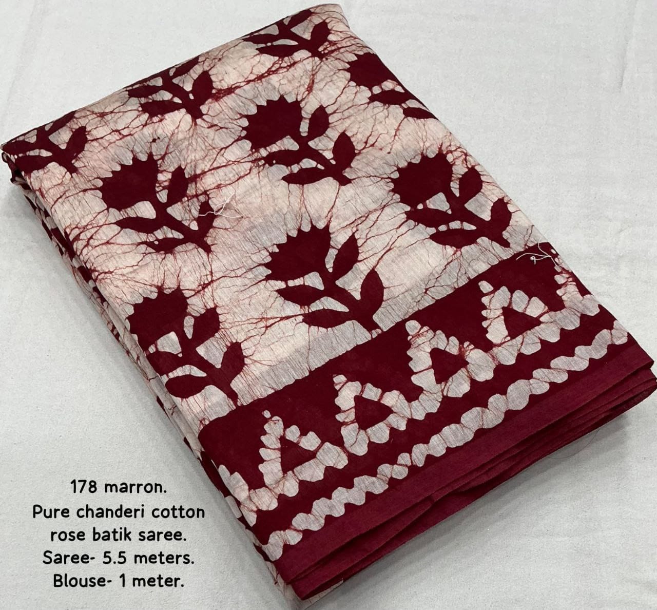 Chanderi cotton saree