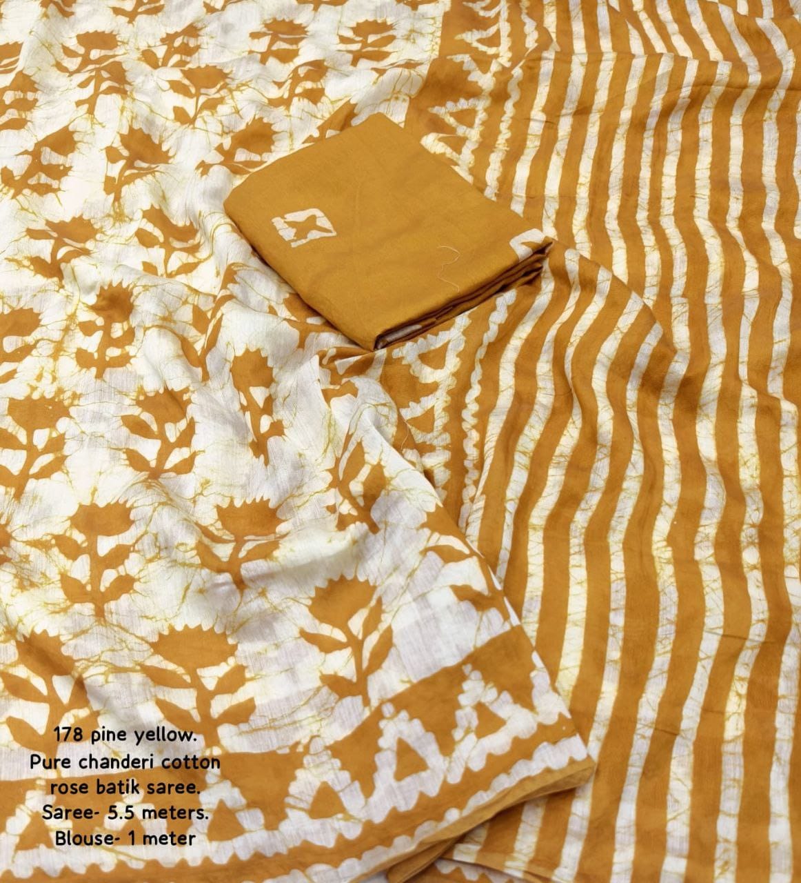 Chanderi cotton saree